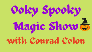 Halloween magic show at Englewood Library