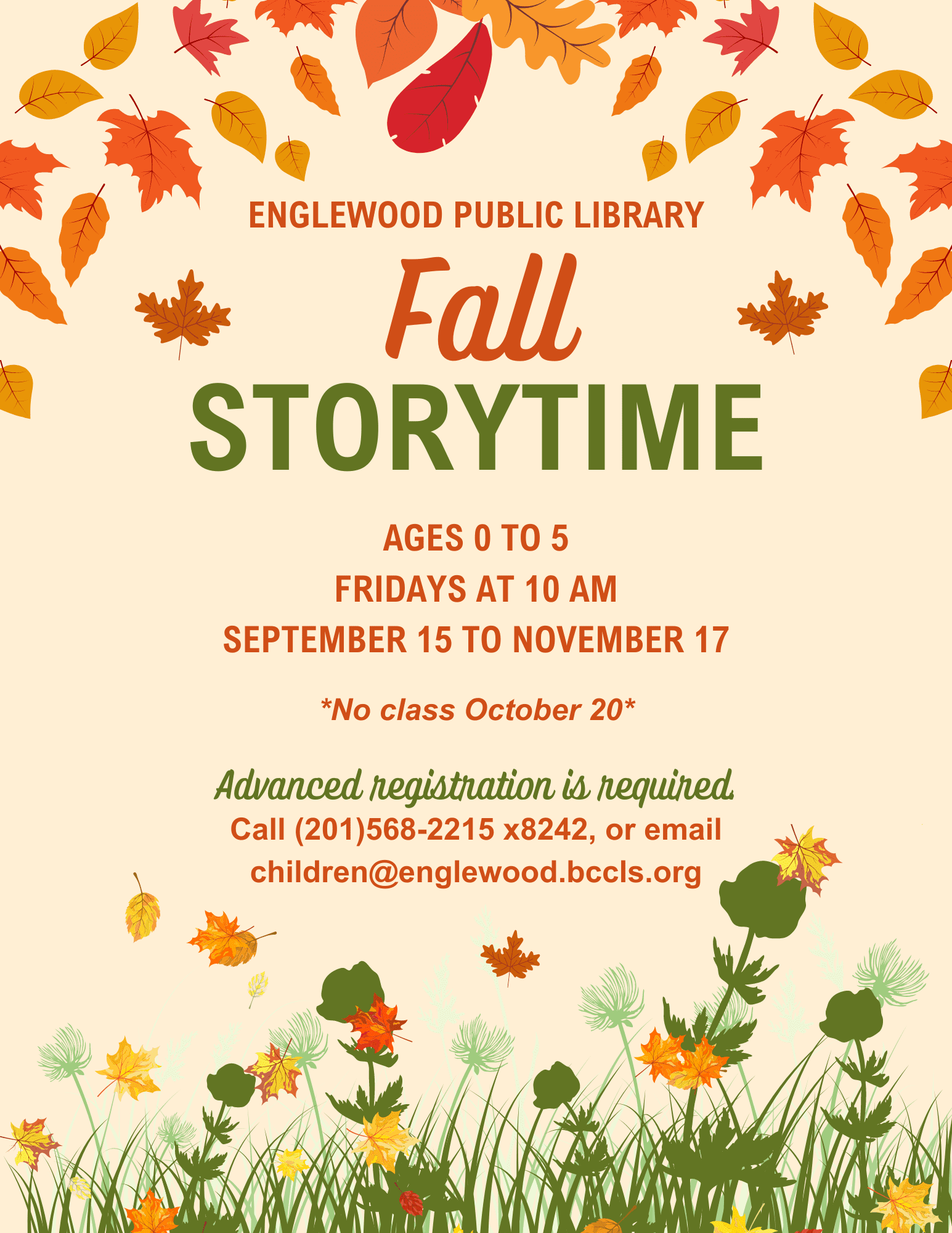 Fall Storytime 2023