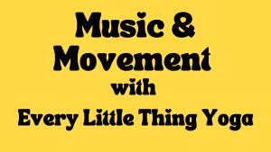 Music and Movement Englewood Public Library Free Children's Program Fall 2023 Bergen County NJ